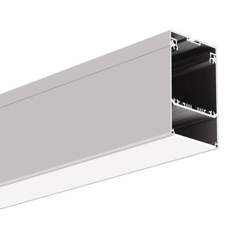 Profil aluminiowy LED GLADES anodowany z kloszem