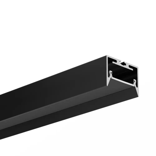 Profil aluminiowy LED GIZA-LL-ZMG czarny anodowany z kloszem
