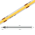 Taśma LED COB Premium 24V 4.5W 99lm/W ciepła 3000K CRI90+ - sekcja cięcia