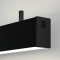 Profil aluminiowy LED DES czarny anodowany - wizualizacja - oprawa