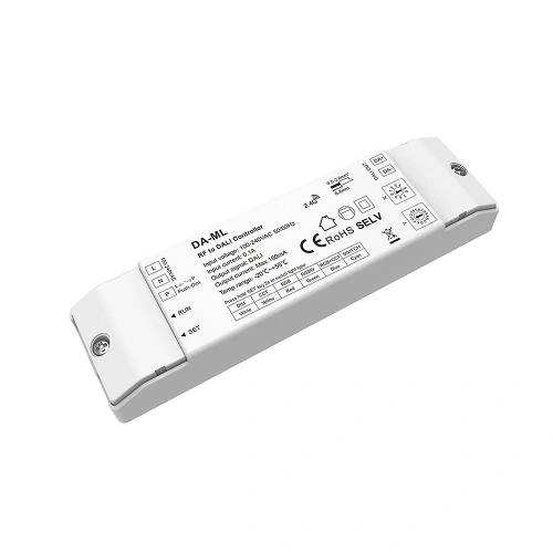 Konwerter sygnału sterowania DALI (2,4GHz /Push) - sterowanie radiowe - 6w1 - 230VAC - DA-ML
