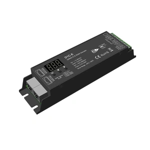 Odbiornik LED prądowy DMX512 - 1 kanałowy - 12-48V DC 1x250-3000mA 3-45V - Dekoder DMX - D1C-E
