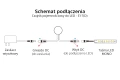 Czujnik pojemnościowy LED ze ściemniaczem - 5-24V DC 3A - Skydance - E1-T(D) - Schemat podłączenia