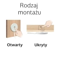 Czujnik pojemnościowy LED ze ściemniaczem - 5-24V DC 3A - Skydance - E1-T(D) - Rodzaj montażu
