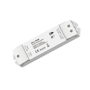 Wzmacniacz sygnału DMX512 (RDM) - 12-48 VDC - 1 kanał na 2 kanały -  splitter DMX - DA-L-RDM
