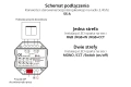 Konwerter sygnału radiowego 2,4GHz - 2x sterowanie bezpotencjałowe - 6w1 - 230VAC - Skydance - SS-A - Schemat podłączenia