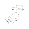 Lampa szynowa 1-fazowa MICA 1xGU10 - ML2093