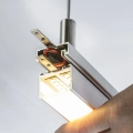 Profil aluminiowy LED 3035 anodowany - wizualizacja -oprawa