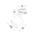 Lampa szynowa 3-fazowa CYKLOP 1xGX53 - ML2130