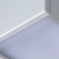 Klosz zatrzaskowy "HSP-47" mleczny do profilu aluminiowego LED  - realizacja