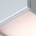 Klosz zatrzaskowy "HSP-47" mleczny do profilu aluminiowego LED - realizacja-