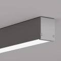 Profil aluminiowy LED INTER-PLUS anodowany z kloszem - wizualizacja