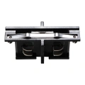 Łącznik szynoprzewodu 3-fazowego Mini - prosty czarny - ML2137