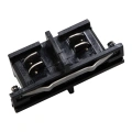 Łącznik szynoprzewodu 3-fazowego Mini - prosty czarny - ML2137
