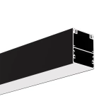 Profil aluminiowy LED INTER-PLUS czarny anodowany z kloszem