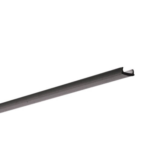 Klosz zatrzaskowy "PIKO-7" czarny do profilu aluminiowego LED