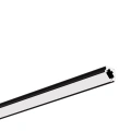 Profil aluminiowy LED PIKO-45 czarny anodowany z kloszem