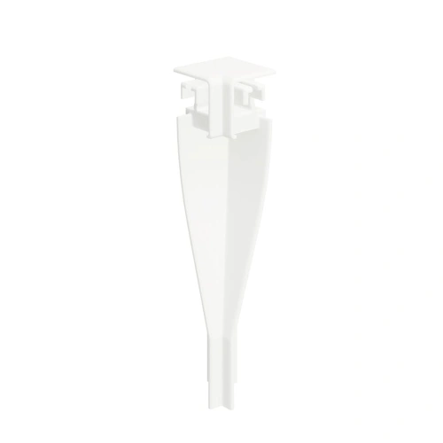 Zaślepka narożna wewnętrzna do profilu aluminiowego LED "OLIS-90W" - biała