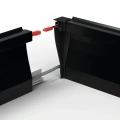 Zaślepka narożna wewnętrzna do profilu aluminiowego LED "OLIS-90W" - czarna - realizacja
