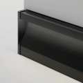Zaślepka czarna do profilu aluminiowego LED "OLIS" - kpl. 2 szt. - realizacja - lewa