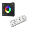 Sterownik LED SPI Skydance (WiFi) - do taśm cyfrowych LED - 1 strefa - Panel naścienny 3V + odbiornik - czarny zestaw