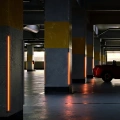 Profil aluminiowy LED ROGER - realizacja - z kloszem pomarańczowym