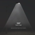 Solarna lampa uliczna LED z czujnikiem ruchu 6W 800lm 6000K - VT-ST63W