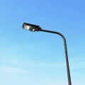 Solarna lampa uliczna LED z czujnikiem ruchu 6W 800lm 6000K - VT-ST63W
