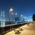 Solarna lampa uliczna LED z czujnikiem ruchu 12W 1200lm 6000K - VT-ST180W