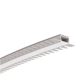 Profil aluminiowy LED KOZUS-BD surowy z kloszem - łuk