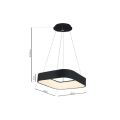 Lampa oprawa wisząca LED - ASTRO 570 Milagro - 24W 4000K 1680lm - rysunek techniczny