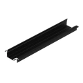 Profil aluminiowy LED DIAGONAL10 czarny z kloszem