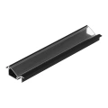 Profil aluminiowy LED DIAGONAL10 czarny z kloszem