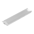 Profil aluminiowy LED DIAGONAL10 surowy z kloszem i zaślepkami