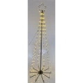 Choinka stożkowa LED 200 cm - 190 LED białe ciepłe