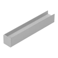 Profil aluminiowy LED COZY12 anodowany z kloszem i zaślepkami
