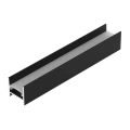 Profil aluminiowy LED COZY12 czarny z kloszem