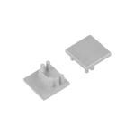 Zaślepka srebrna do profilu aluminiowego LED COZY12 - kpl. 2 szt.
