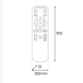 Pilot do lamp systemu szynowego - magnetycznego 10mm - 2,4G bluetooth - ML2192 - wymiary