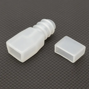 Przyłącze z zaślepką silikonową do taśmy LED IP67 - 10mm