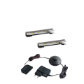 Klips LED na szybę - metalowy - 12V 0,25W + zasilacz - zestaw