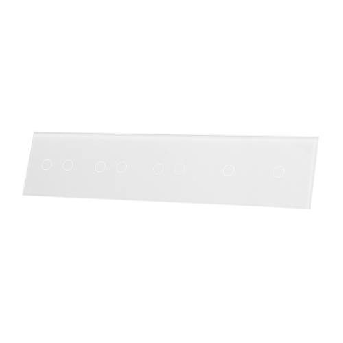 Szklany panel dotykowy pięciokrotny biały - 8-sekcyjny - 7011222-61 - LIVOLO