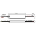 Zasilacz napięciowy ultrapłaski hermetyczny ADLER 24V 300W 12.5A ADWS-300-24 - rysunek techniczny