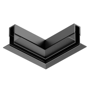 Łącznik szynoprzewodu magnetycznego podtynkowego 10mm typ "L" - boczny czarny - ML2188