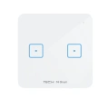 Włącznik szklany dotykowy dwupolowy - przewodowy SBUS - 4A 24V - WS-02m - biały - Sinum