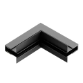 Łącznik szynoprzewodu magnetycznego podtynkowego 10mm typ "L" - dolny czarny - ML2187