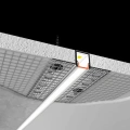 Profil aluminiowy LED HIDE10 PLUS anodowany z kloszem - sposób montażu