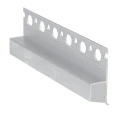 Profil aluminiowy LED OMNI10 PLUS surowy z kloszem i zaślepką