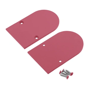 Zaślepka łupkowy róż do profilu aluminiowego LED NAMI23 - metalowa - kpl. 2 szt.