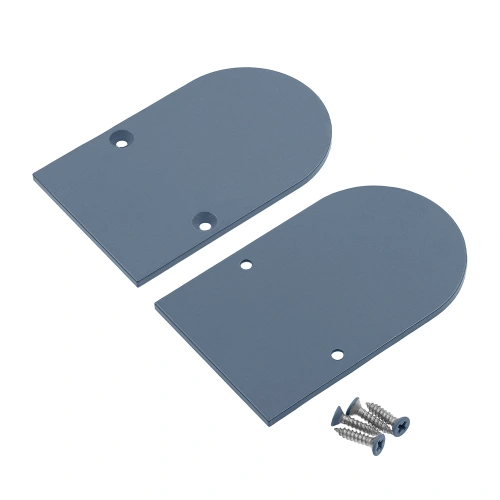 Zaślepka błękit tytanowy do profilu aluminiowego LED NAMI23 - metalowa - kpl. 2 szt.